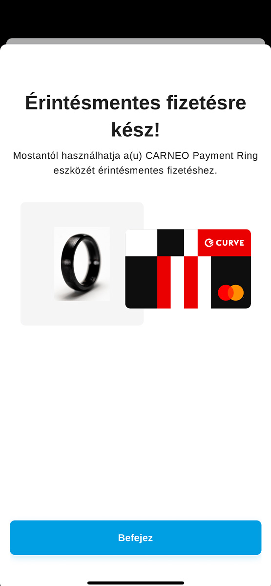 Carneo Pay karta pripravena HU